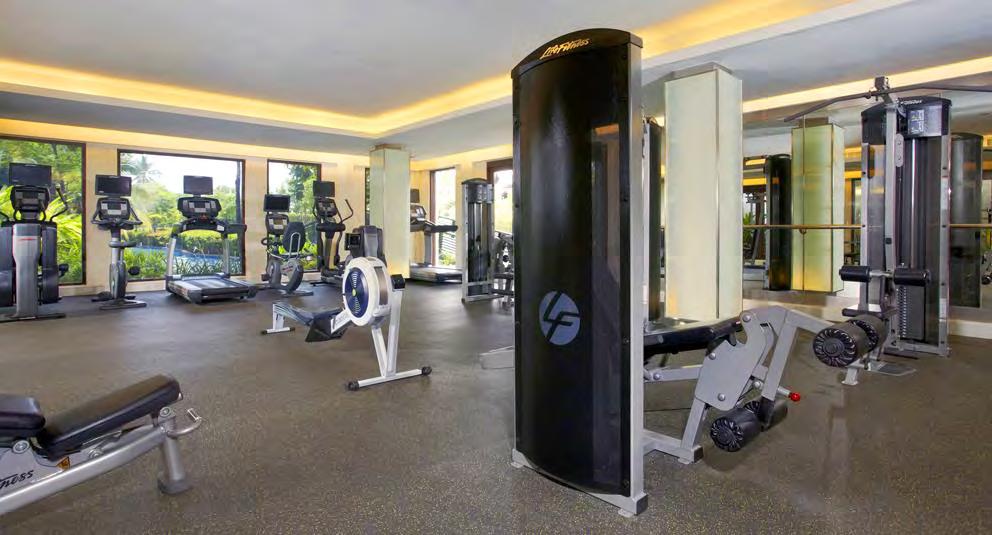 Fitness Gym Our well-equipped fitness gym ensures that you