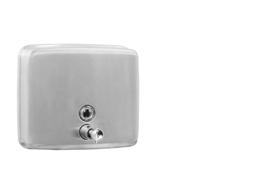 SANITARYWARE. DP-003 Liquid soap dispenser. Made of stainless steel. Surface: High polished finish. Soap level indicator. Security key. Surface mounted.