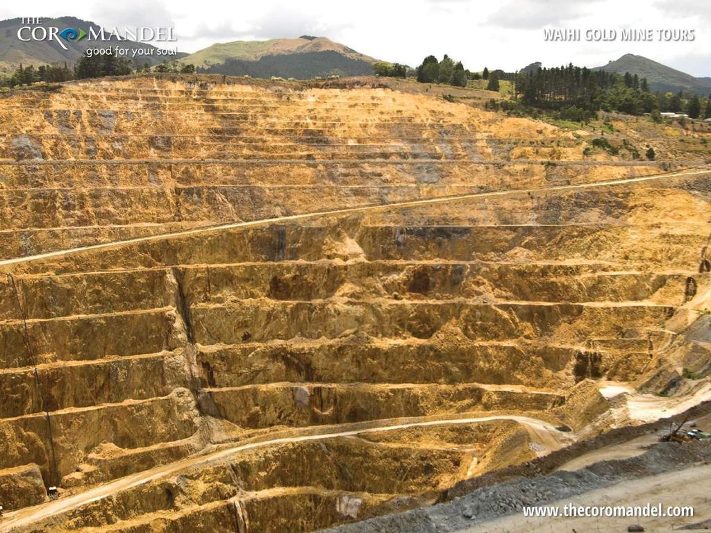 Modern-day working gold mine that is over 100 years old.