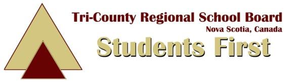 TRI-COUNTY REGIONAL SCHOOL BOARD APPROVED SCHOOL BOUNDARIES EFFECTIVE SEPTEMBER 2012 ARCADIA SCHOOL Chebogue Road from Town line in Sand Beach covering all of Sand Beach, Kelly s Cove, Rockville,
