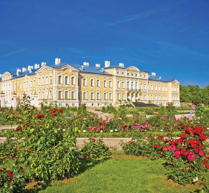 Rastrelli s magnificent Rundale Palace coronation site of the Grand Dukes.