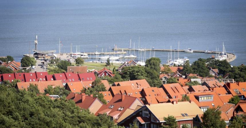 Baltic Sea, a great holiday site, full of the sweet scent of pines, water and ozone.
