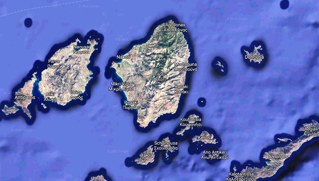Naxos and small Cyclades