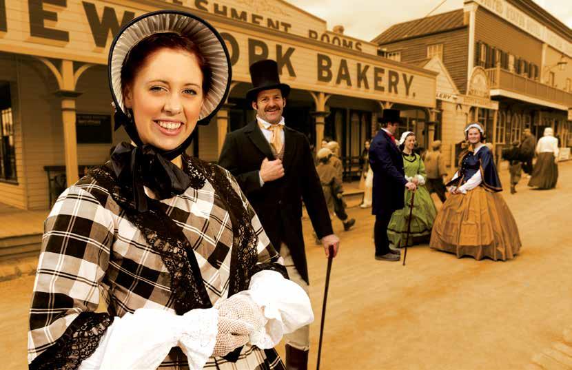 SOVEREIGN HILL Sovereign Hill characters SOVEREIGN HILL, BALLARAT, GOLD PANNING, GOLD MUSEUM MON, TUE, THU, SAT Departs: 8.15am Returns: 5.30pm Tour 380 $162.00 Child: $81.50 Tour 380L Lunch $191.