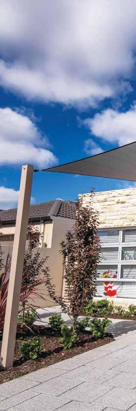 SHADE SAILS Shade sails are a natural alternative to awnings or roof systems.