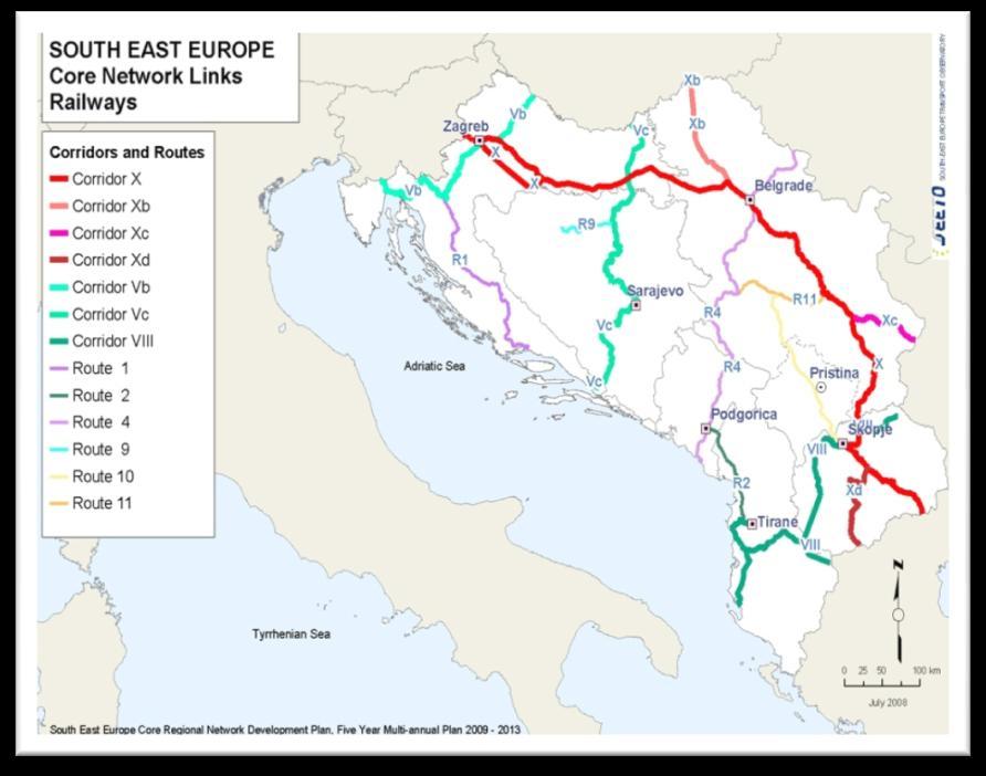 network, which is part of the TEN-T programme with particular attention to rail connections in the southern regions of Italy.