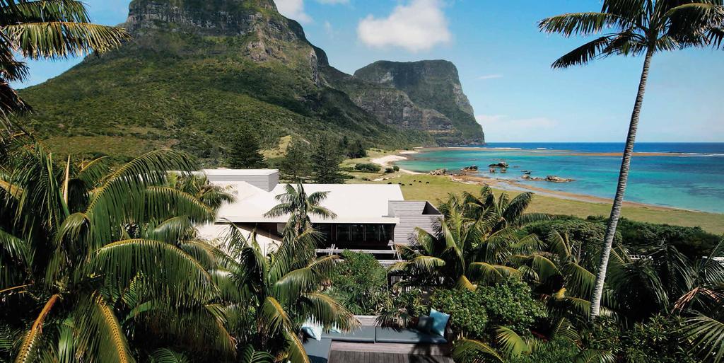 THE LAST PARADISE Capella Lodge is Lord Howe Island s premium retreat, a haven of understated luxury and a close-kept secret among stylish insiders.