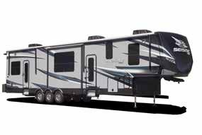 optional Tailgater Camp Kitchen Magnum Truss Roof System: the strongest-rated roof in the industry Standard Astro-Foil insulation on bath deck in pass-through storage, slide