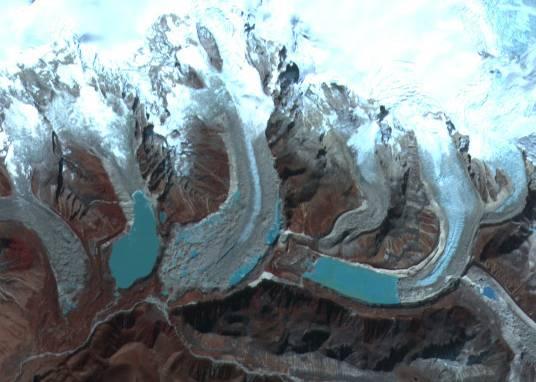 development of Glacial Lakes 1.4 Lake area in sq km 1.2 1 0.8 0.6 0.4 0.