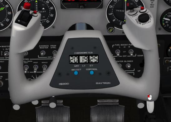 Deploy the gear, hidden at the right side of the steering wheel (key G is the standard setting for the gear). As soon as the aircraft touches down the runway the autopilot switches off.