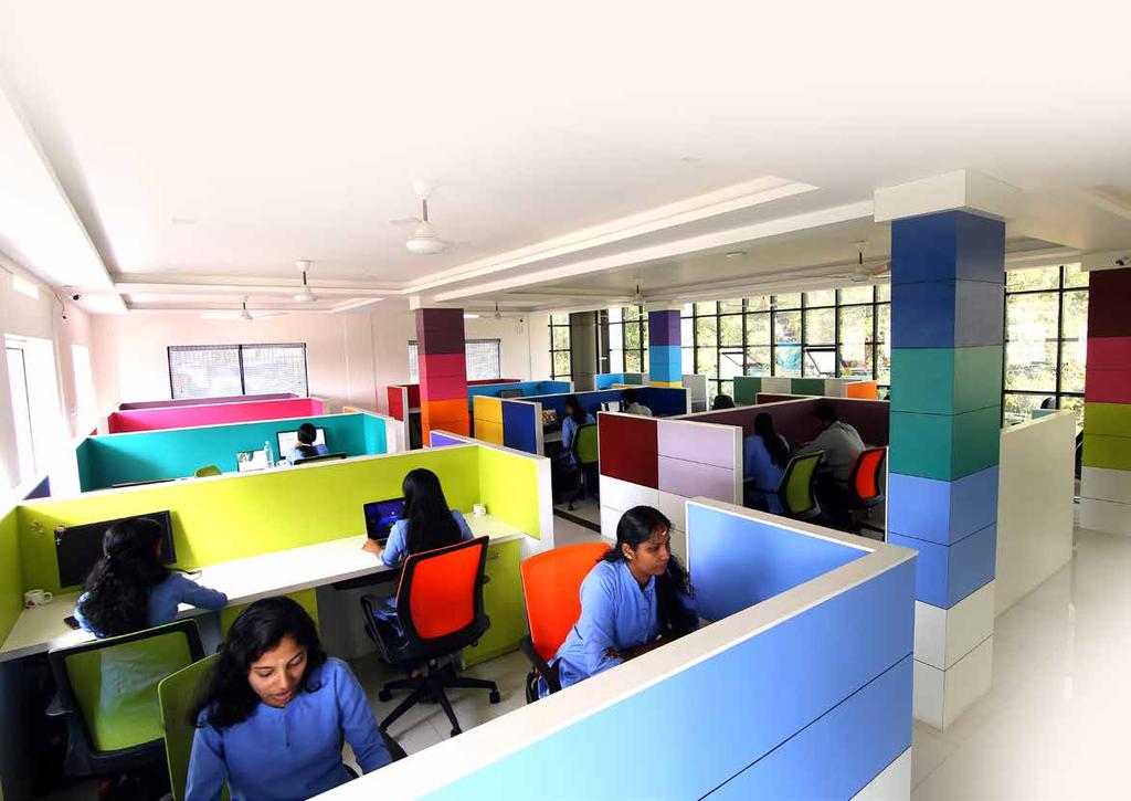 Our colorful workspace defines the energy of our family. We at paradise, believe in interaction.