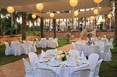 Kanika Weddings THE OLD WATERMILL SQUARE On an island surrounded by water and palm trees, all set within beautiful landscaped gardens, an elegant marquee with flowing curtains and romantic