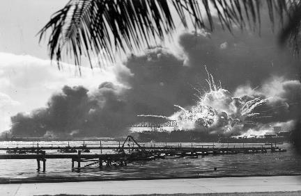 Pearl Harbor December 7, 1941 = Japan bombed the