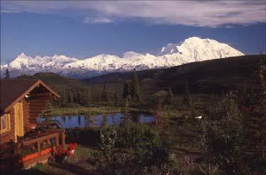 The Copper Whale hillside location offers stunning views of the Cook Inlet, the Alaska Range, and the Mt. Spurr Volcano.