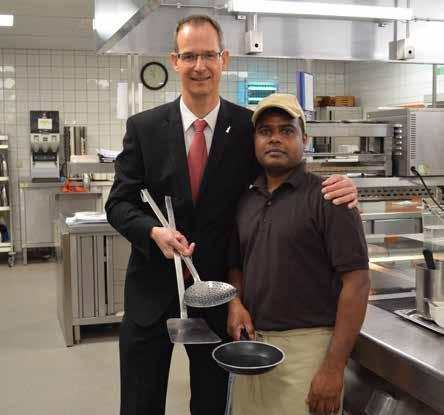 REFUGEE RUPAN GAINS A CAREER AT THE RADISSON BLU KARLSRUHE After working for nine months as a dishwasher at the Radisson Blu Karlsruhe, refugee Rupan received an order to leave Germany within seven