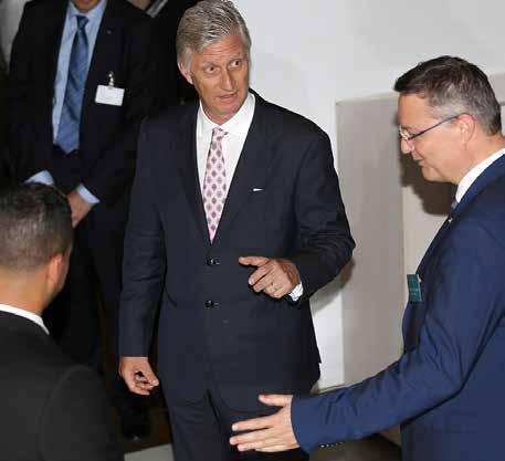 TRAINEES AT RADISSON BLU HOTEL, LUCERNE ATTEND TO BELGIAN KING Belgium s King Philippe visited the city of Lucerne in Switzerland to learn more about the country s dual educational system.