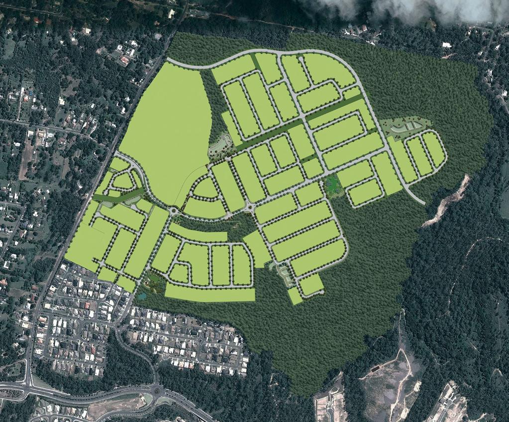 BRENTWOOD FOREST MASTER PLAN NORTH Tempo Living Release Sales & Information Centre Plan is indicative only and subject to the relevant council approvals.
