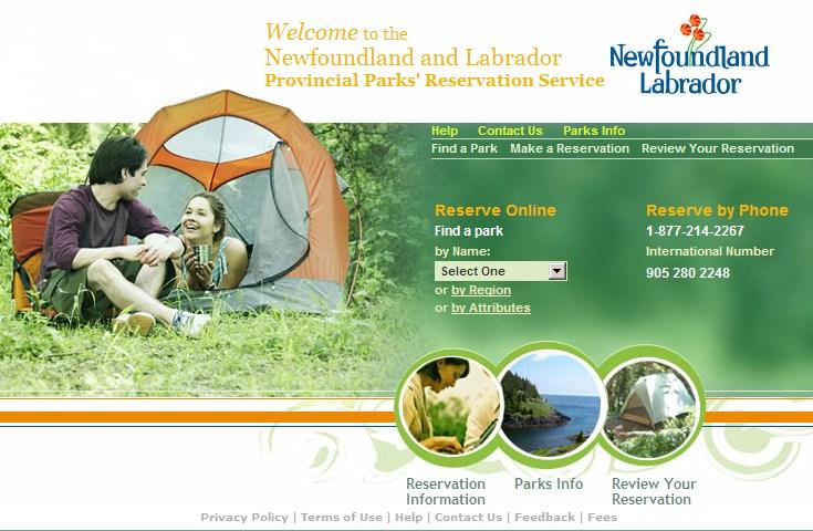 6.0 Campsite Reservation System The 2016 camping season was the tenth season for the Campsite Reservation Service in provincial parks.