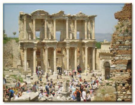 Cruise Kusadasi, Turkey - Patmos Tue, May 24th Kusadasi ( Ephesus ) from 7:00 am to 12:00 pm EPHESUS TOUR* Your private guide will meet with you in Kusadasi port.