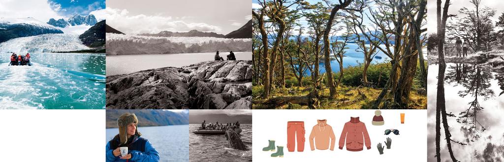 A unique experience EXPERIENCE PATAGONIA FIRST HAND We will go on land or enjoy Zodiac boat rides to visit the main places of interest in Tierra del Fuego, the glaciers and the national parks.