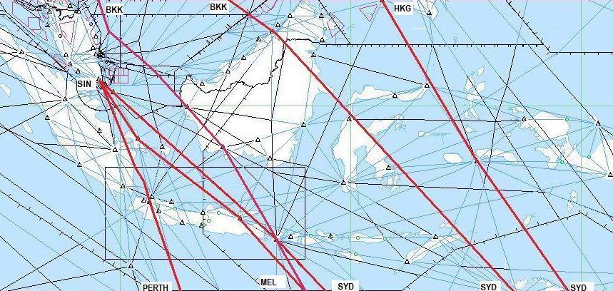 CHAPTER 4: AIR TRAFFIC FORECAST 54 4.11 OVERFLYING AIR TRAFFIC A majority of flights flying over the Indonesian airspace consists of traffic to/from the Australian continent.