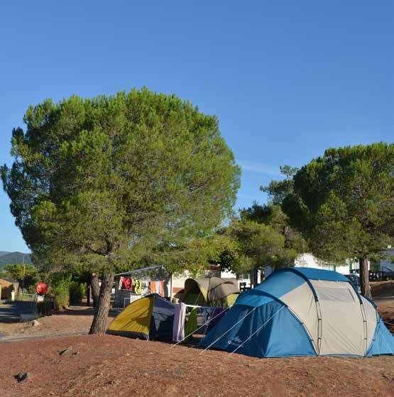 CAMPSITES Campsite rates from 30/03 to 15/10/2018 (Open arrival and departure dates) Rates per night Max. 6 people (babies included) to 16/06 From 16/06 to 15/10 1 or 2 pers.