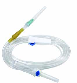 INFUSION SETS INFSET-S INFUSION SET (VENTED) For infusion bottles and bags Vented spike Air-inlet filter