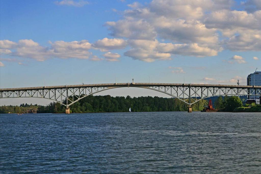 Willamette River Bridges Ross Island Bridge -1926 Fixed Main Span -