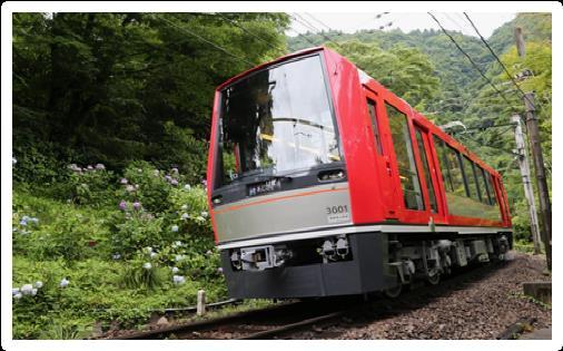1% Initiatives in the Enoshima-Kamakura area Increase in the number of new-type carriages on the Tozan Railway (May