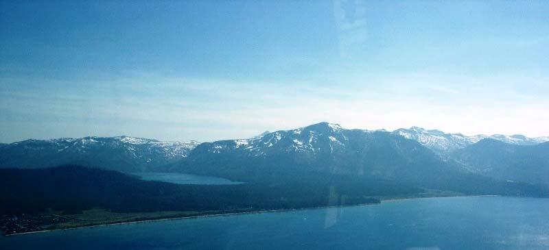 A serene scene Fast forward for a while and we landed at Lake Tahoe (TVL).