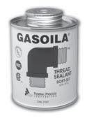 Gasoila Soft-Set Our top-selling general purpose PTFE sealant. Perfect for new pipes. Stays pliable in cold temperatures, non-hardening, non-separating, non-toxic.