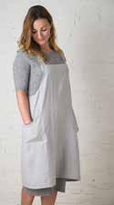 ARTISAN LINEN APRON This beautifully soft, lightweight linen apron is designed to flatter and is also extremely
