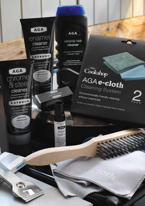APPROVED CLEANING RANGE BY AGA Your AGA works hard for you and needs a little care too.