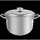 CASSEROLE AND LID Shallow pans maximise space when used in the ovens Capacity marks in pints and