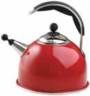 kitchen. Our kettles are designed for maximum performance with a thick solid base. A good base ensures a quick boiling time. Generally an aluminium kettle boils faster then a stainless steel kettle.