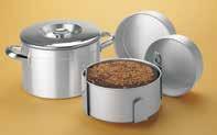 Silver anodised aluminium for even baking and reduced cooking times Scratch resistant Adjustable pieces to make different size pies W3411 35 AGA 2KG SILVER ANODISED GAME PIE TIN Each side can be