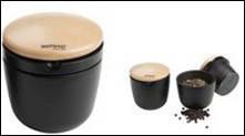 Spice accessories II/III Swing Spice grinder Beech wood lid 1,1kg Art nr: 0071 EAN: 7317930071004 Spice / Salt bowl Beech wood lid 1,15 kg Art nr: 0072 EAN:
