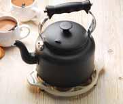 Generally an aluminium kettle boils faster then a stainless steel. HANDY HINT.