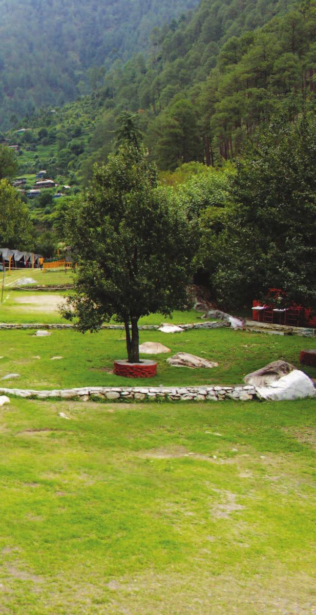 camp tirthan Camp Tirthan is a riverside camp located in the Tirthan Valley at Sai Ropa.