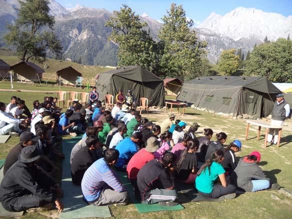 4 OPENING ADDRESS 8. Opening address was given on the first day by Shri M K Koul, OIC, JIM & WS training Camp, Sonamarg.