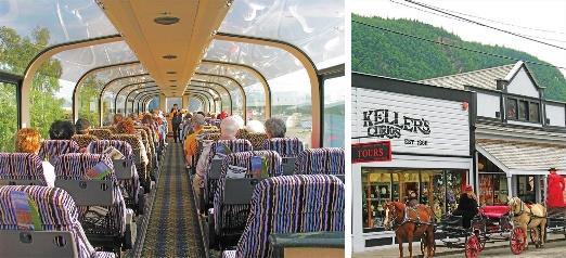 Day 4: Friday, May 11, 2018 Denali National Park - Talkeetna - Denali Your day begins with a scenic train ride** to Talkeetna. Savor every moment inside your luxury domed railcar.