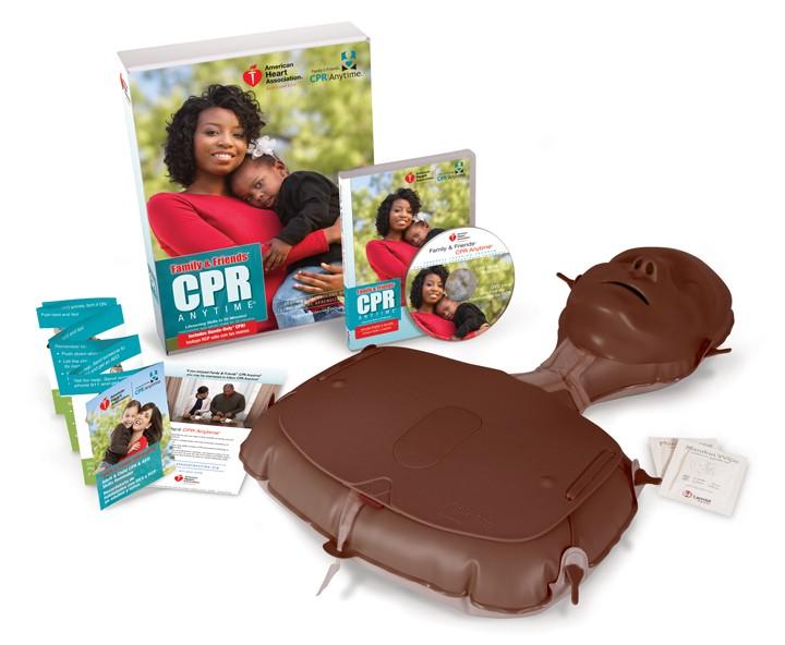 in CPR KIT FIRST AID TRAINING Family & Friends CPR Anytime Automated External Defibrillator (AED) Training Device The Little Anne CPR training manikin has been recently enhanced to provide more