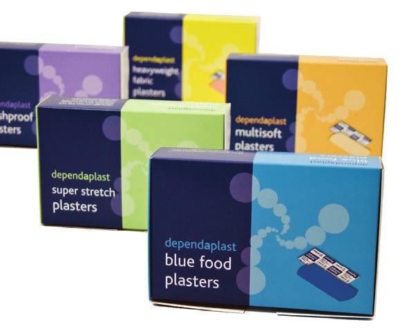 5cm Extension Washproof Plasters Soft and flexible washproof material Washproof, sterile, low-allergy adhesive Allows skin to breathe UNIT 530 Washproof Plasters 4cm x 2cm Box of