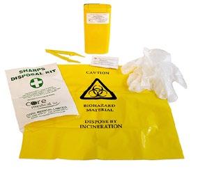 C511-2x Application Body Fluid Clean Up Kit Hard box kit containing: 2x
