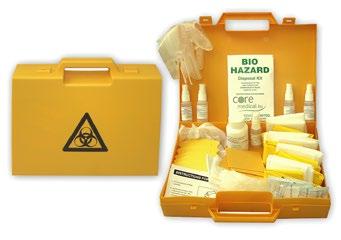 Sachet 10g C512-5x Application Body Fluid Clean Up Kit Hard box kit