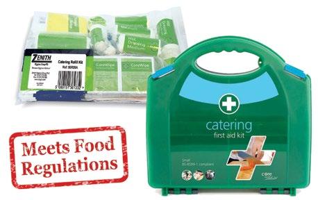 BS8599 Food Hygiene First Aid Kits C657 - BS8599 Small Food Hygiene Kit C685 - BS8599 Small Food Hygiene Refill Hard Kit Box 1 Assorted Detectable Plasters 40 Sterile Eye Pad Dressings 2 Foil Blanket