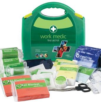 BS8599 Workplace First Aid Kits C646 - BS8599 Small Workplace Kit C681 - BS8599 Small Workplace Kit Refill Hard Kit Box 1 Assorted Washproof Plasters 40 Sterile Eye Pad Dressings 2 Foil Blanket 1
