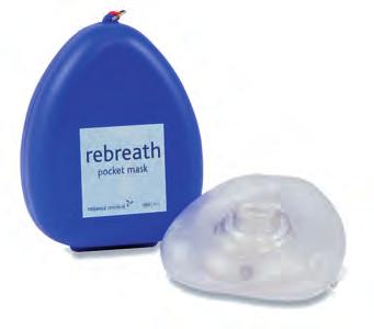 850 Rebreath with One Way Valve REBREATH ONE-WAY VALVE IN KEYRING POUCH Each keyring contains one Rebreath with One-way Valve.