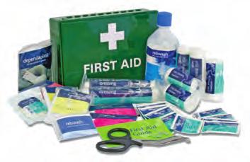 6 first aid kits.