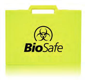 BIOHAZARD DISPOSAL BIOHAZARD KITS + BIOHAZARD DISPOSAL + BIOSAFE 2 BODY FLUID KIT 5 APPLICATION Designed for the safe clean up and disposal of biohazard spills, such as blood and vomit.
